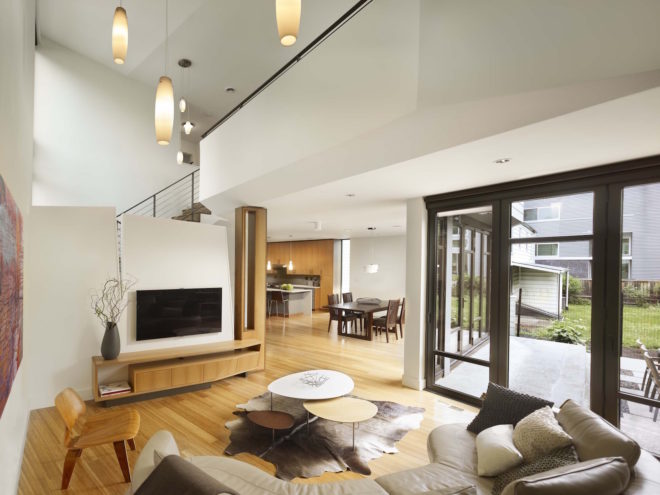 Quarry Street House by Marina Rubina, modular architecture in Princeton, house installed in one day, prefab architecture in Princeton, LEED Gold prefab architecture