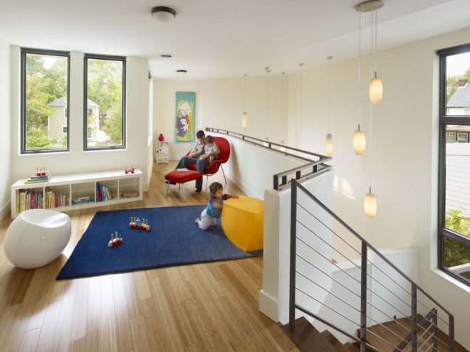 Quarry Street House by Marina Rubina, modular architecture in Princeton, house installed in one day, prefab architecture in Princeton, LEED Gold prefab architecture