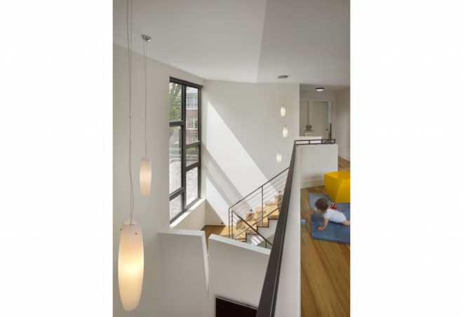 Quarry Street House by Marina Rubina, modular architecture in Princeton, house installed in one day, prefab architecture in Princeton, LEED Gold prefab architecture