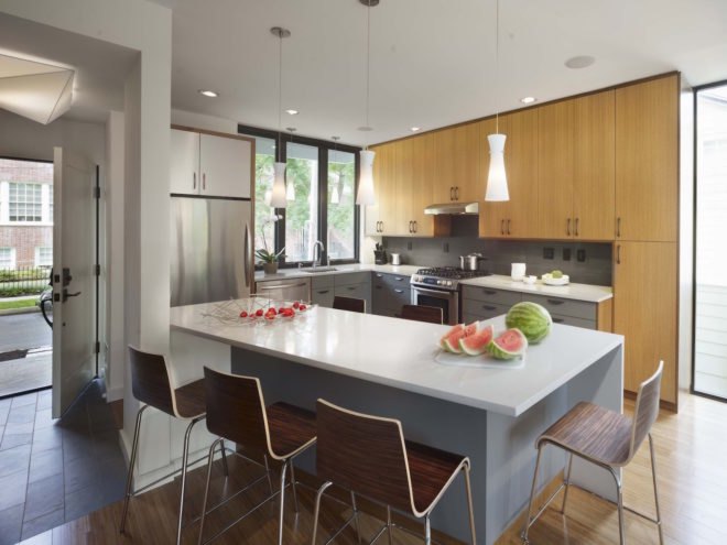 Quarry Street House by Marina Rubina, modular architecture in Princeton, house installed in one day, prefab architecture in Princeton, LEED Gold prefab architecture