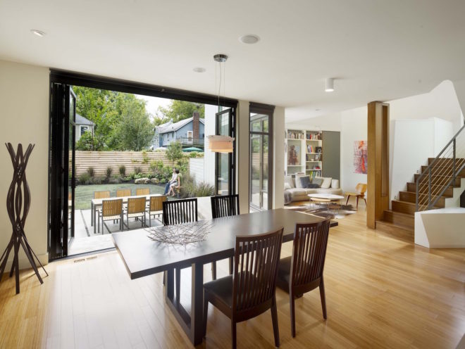 Quarry Street House by Marina Rubina, modular architecture in Princeton, house installed in one day, prefab architecture in Princeton, LEED Gold prefab architecture
