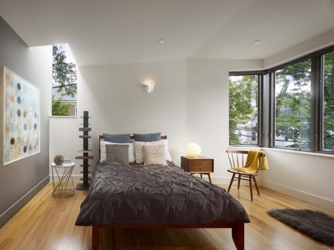 Quarry Street House by Marina Rubina, modular architecture in Princeton, house installed in one day, prefab architecture in Princeton, LEED Gold prefab architecture