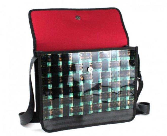 messie design, recycled purse, recycled bag, recycled film, film bags, film purse, london design festival, london design 2016
