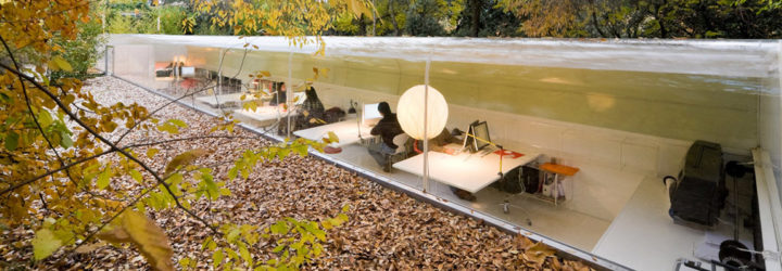 green design, eco design, sustainable design, Iwan Baan, Selgas Cano, Submerged building, natural light, Madrid