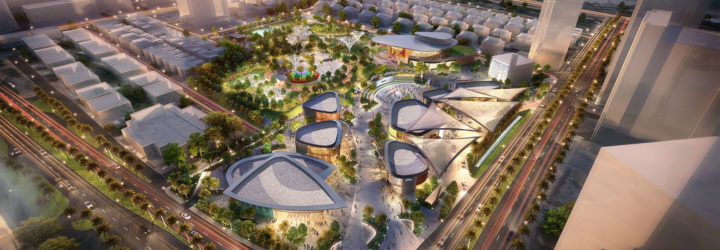 Sheikha Fatima Bint Mubarak Park, Benoy, urban park, Abu Dhabi, urban forest, Khalidya Ladies Park, urban renovation, green architecture, co-working space, urban design