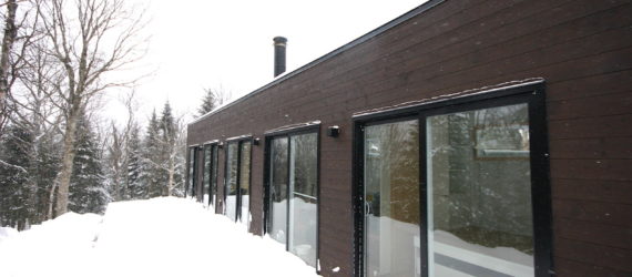 Cargotecture house by LOKI Homes, recycled shipping container house, shipping container house by LOKI, Quebec shipping container house, mobile architecture by LOKI Homes, LOKI Homes model house