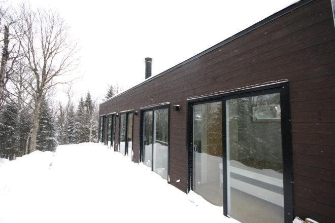 Cargotecture house by LOKI Homes, recycled shipping container house, shipping container house by LOKI, Quebec shipping container house, mobile architecture by LOKI Homes, LOKI Homes model house