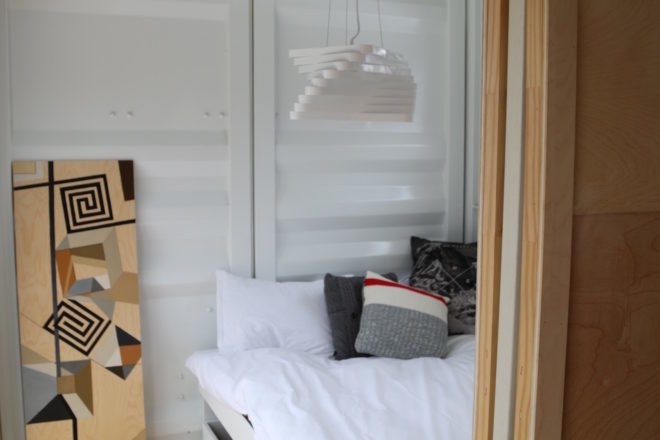 Cargotecture house by LOKI Homes, recycled shipping container house, shipping container house by LOKI, Quebec shipping container house, mobile architecture by LOKI Homes, LOKI Homes model house