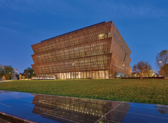 african american museum, architect’s newspaper, Darren Bradley, museum design, National Museum of African American History and Culture, NMAAHC, Yoruban art