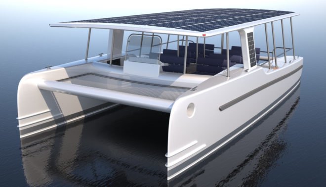 soel yachts, soelcat 12, solar-powered motor boat, catamaran, boat, eco-tourism, sightseeing, flat-pack boat