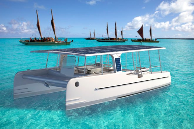 soel yachts, soelcat 12, solar-powered motor boat, catamaran, boat, eco-tourism, sightseeing, flat-pack boat
