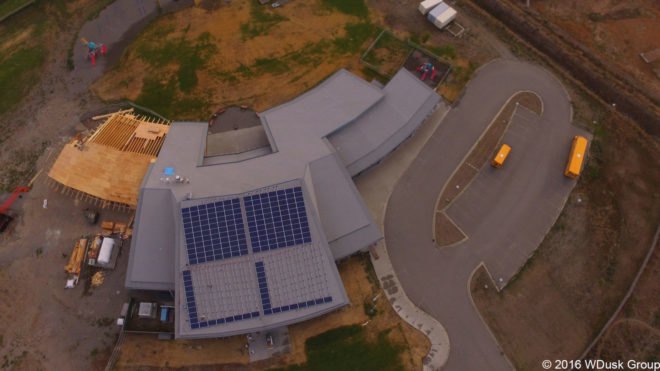 largest community-owned solar power installation in British Columbia, Lower Nicola Indian Band sustainable energy, Lower Nicola Indian Band solar energy, Lower Nicola Indian Band School Gym, Lower Nicola Indian Band and W Dusk Energy Group