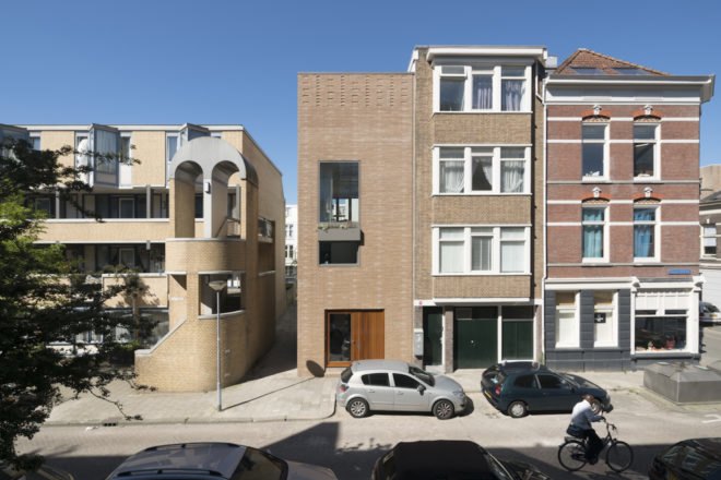 Architectuur Maken Home and Office and StoneCycling, StoneCycling brick facade by Architectuur Maken, recycled brick facade, recycled brick project, industrial waste bricks, StoneCycling WasteBasedBricks, WasteBasedBricks, waste-based house