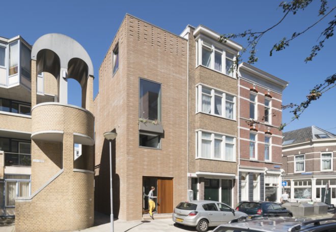 Architectuur Maken Home and Office and StoneCycling, StoneCycling brick facade by Architectuur Maken, recycled brick facade, recycled brick project, industrial waste bricks, StoneCycling WasteBasedBricks, WasteBasedBricks, waste-based house