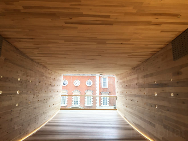 The Smile, The Smile by Alison Brooks Architects, Alison Brooks Architects, Arup, London Design Festival, 2016 London Design Festival, London, design, American Hardwood Export Council, hardwood, timber, cross-laminated timber, CLT, American tulipwood, tulipwood, tulipwood CLT, installation