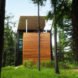 Jarnuszkiewicz house, Canada, timber cladding, YH2 Architecture, open-plan layout, Montreal, observation tower, belvedere, mezzanine, green architecture