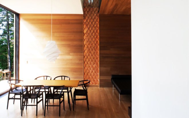 Jarnuszkiewicz house, Canada, timber cladding, YH2 Architecture, open-plan layout, Montreal, observation tower, belvedere, mezzanine, green architecture