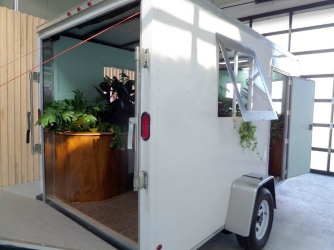 Kim Holleman, World Maker Faire, trailer park, mobile trailer park, green design nyc, nyc mobile parks, green design, eco design, sustainable design, Trailer Park camper, converted trailer, mobile home, mobile park, Coachman Travel Trailer, trailer homes, garden design, urban gardens