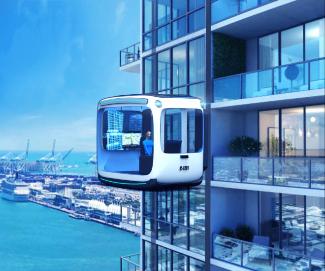 charles bombardier, ashish thulkar, tridika, driverless mag-lev pod, driverless living room, self-driving vehicles, magnetic levitation, urban transportation, private transportation