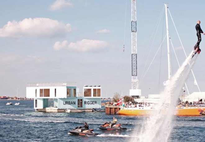 Urban Rigger by BIG, solar-powered student housing, floating architecture, shipping container student housing, floating cargotecture, floating student housing, solution to student housing shortage, Urban Rigger in Copenhagen, Urban Rigger housing, Urban Rigger shipping containers, Urban Rigger costs