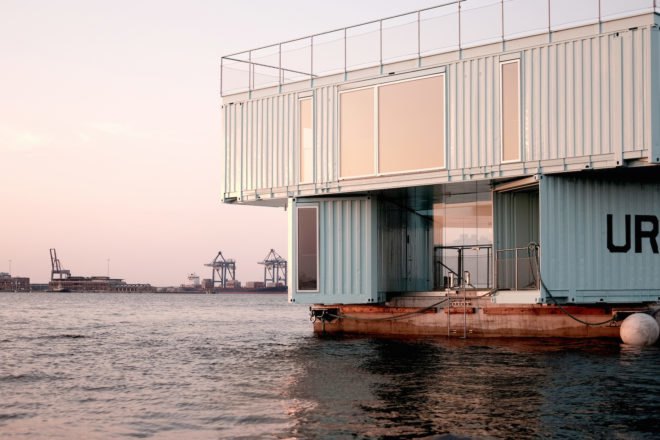 Urban Rigger by BIG, solar-powered student housing, floating architecture, shipping container student housing, floating cargotecture, floating student housing, solution to student housing shortage, Urban Rigger in Copenhagen, Urban Rigger housing, Urban Rigger shipping containers, Urban Rigger costs