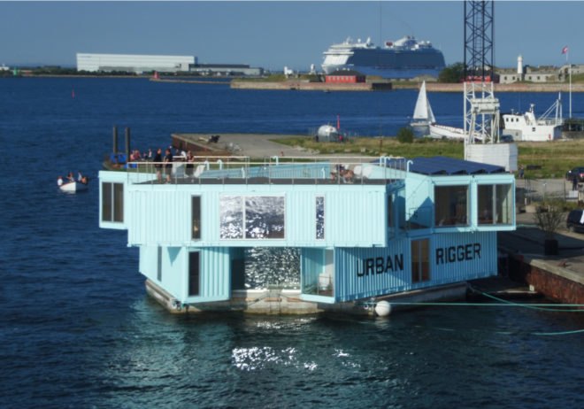 Urban Rigger by BIG, solar-powered student housing, floating architecture, shipping container student housing, floating cargotecture, floating student housing, solution to student housing shortage, Urban Rigger in Copenhagen, Urban Rigger housing, Urban Rigger shipping containers, Urban Rigger costs