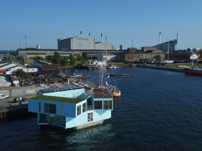 Urban Rigger by BIG, solar-powered student housing, floating architecture, shipping container student housing, floating cargotecture, floating student housing, solution to student housing shortage, Urban Rigger in Copenhagen, Urban Rigger housing, Urban Rigger shipping containers, Urban Rigger costs