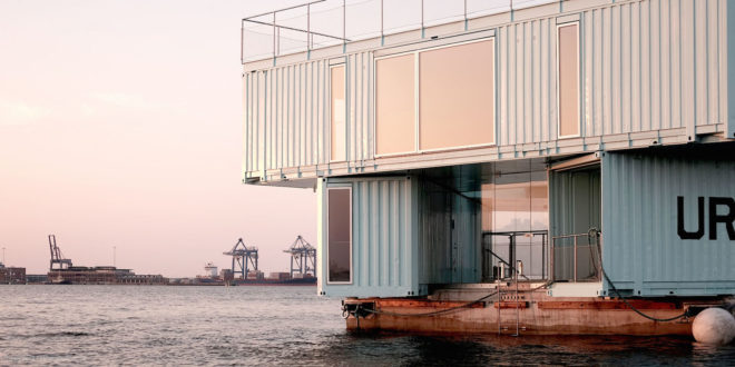 Urban Rigger by BIG, solar-powered student housing, floating architecture, shipping container student housing, floating cargotecture, floating student housing, solution to student housing shortage, Urban Rigger in Copenhagen, Urban Rigger housing, Urban Rigger shipping containers, Urban Rigger costs