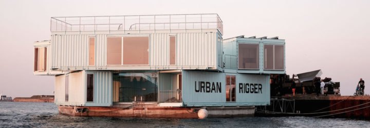 Urban Rigger by BIG, solar-powered student housing, floating architecture, shipping container student housing, floating cargotecture, floating student housing, solution to student housing shortage, Urban Rigger in Copenhagen, Urban Rigger housing, Urban Rigger shipping containers, Urban Rigger costs