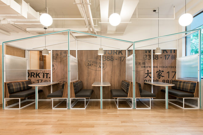 WeWork Yanping Lu by Linehouse, WeWork in Shanghai, WeWork Yanping Lu, WeWork Hunter Gatherer, coworking space in Shanghai, longtang modern architecture,