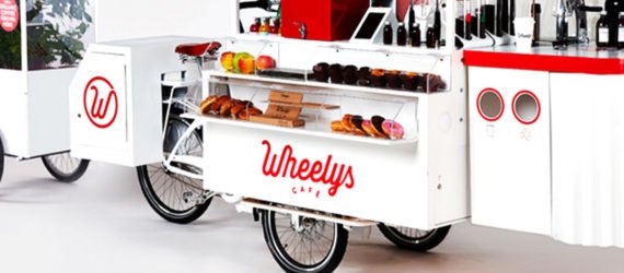 Wheely's Cafe, Wheely's 5 Open Source Bike Cafe, worlds smallest cafe, eco-friendly cafes, transportable cafes, wheely's eco cafe, green transportation, green initiatives indiegogo, ecological cafe bike, NSID bikes, solar power coffee, sustainable coffee, bike cafes, coffee franchises, green coffee makers,