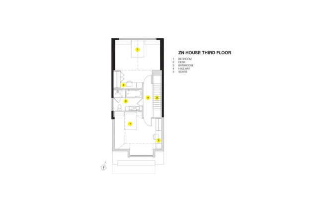 Zn House, green renovation, Victorian house, Toronto, +tongtong, skylights, natural light, green architecture