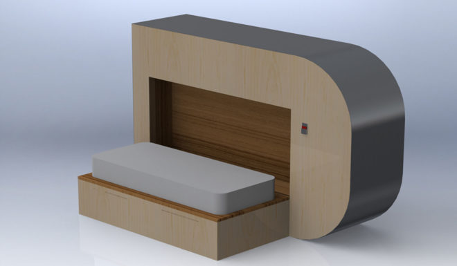 aDream, Rafael Martin, modular furniture, multifunctional furniture, airport, steel frame, plywood, green design, tiny spaces, tiny room