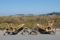 wooden bike, wooden bicycle, bicycles, salvaged materials, sustainable bike, DIY bike, DIY building, bike design, hoopy, wooden widgets