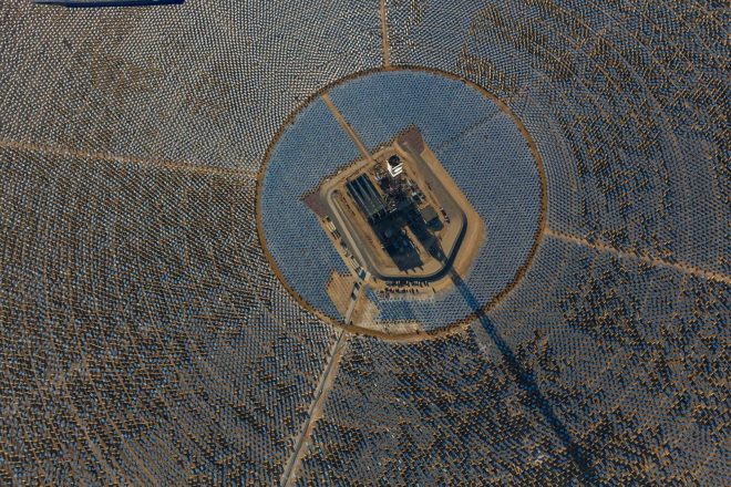 brightsource energy, china, renewable energy, solar power, solar mirror farm, thermal solar plant, solar power, qinghai