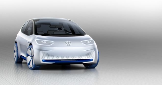 vw, vw electric car, vw id electric concept, electric concept car, concept car, 2016 paris motor show, vw concept, electric motor, green car, green transportation