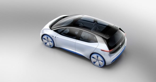 vw, vw electric car, vw id electric concept, electric concept car, concept car, 2016 paris motor show, vw concept, electric motor, green car, green transportation