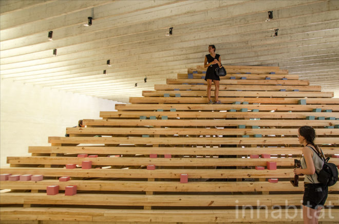 ArchDaily, David Basulto, Finland, finland architecture, in therapy, Nordic Pavilion, Norway, Norway Architecture, Sweden, Sweden architecture, Venice Biennale, Venice Biennale 2016, venice biennale of architecture, wooden installation