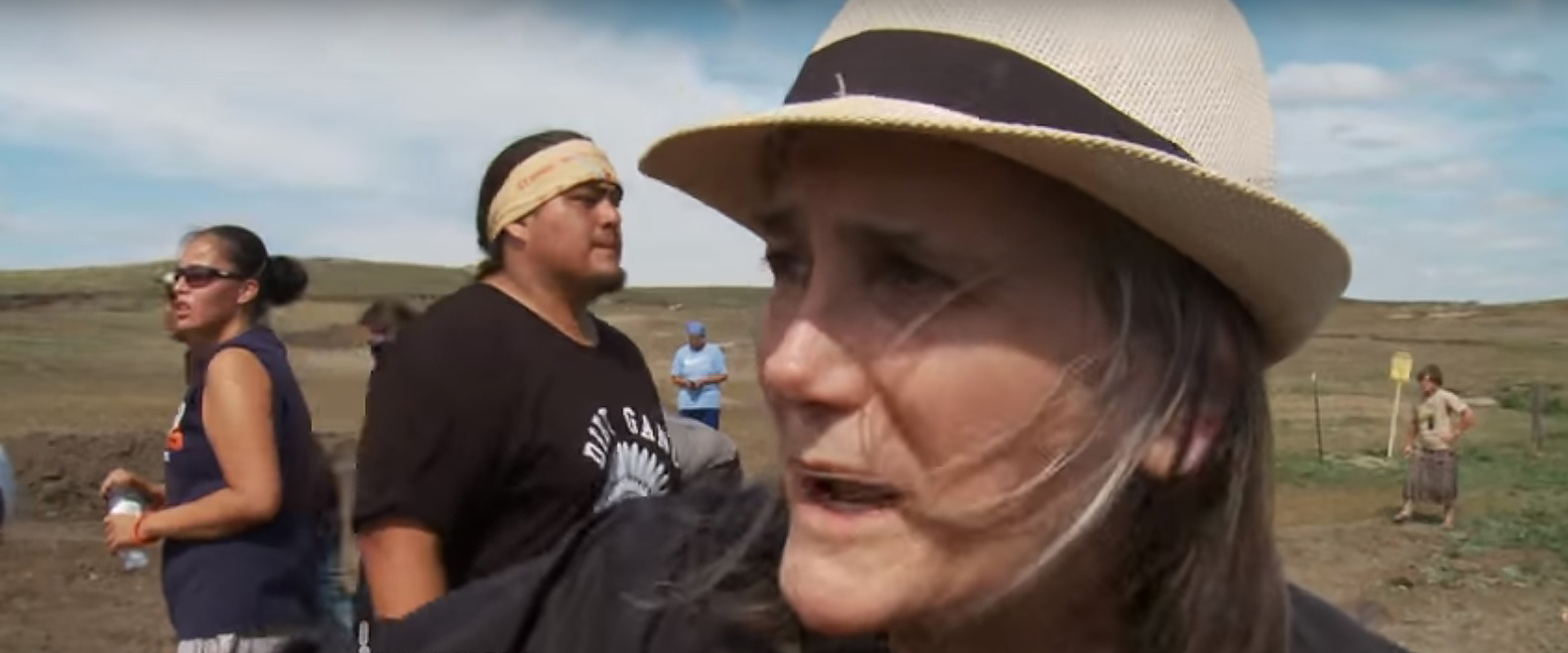 Amy Goodman, Democracy Now!, Dakota Access Pipeline, journalist, journalism, arrest, riot charges, riot, oil pipeline, oil, North Dakota, protest
