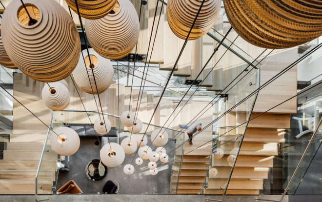 Ancestry headquarters, Rapt Studio, genetics, genealogy, green office space, art installation, migration, green architecture, green interior, shared spaces