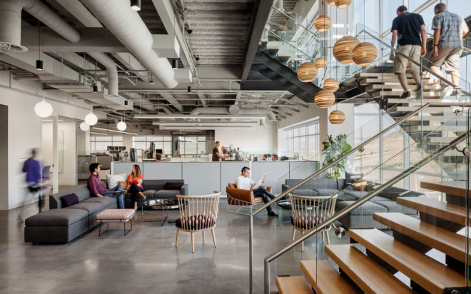 Ancestry headquarters, Rapt Studio, genetics, genealogy, green office space, art installation, migration, green architecture, green interior, shared spaces