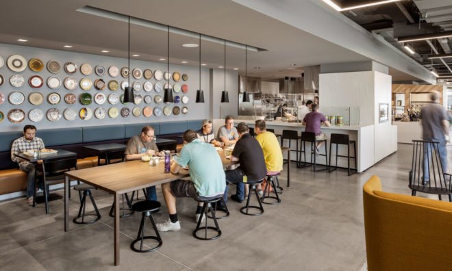 Ancestry headquarters, Rapt Studio, genetics, genealogy, green office space, art installation, migration, green architecture, green interior, shared spaces
