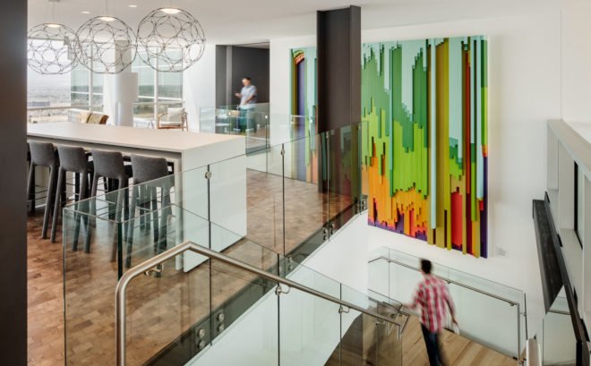Ancestry headquarters, Rapt Studio, genetics, genealogy, green office space, art installation, migration, green architecture, green interior, shared spaces