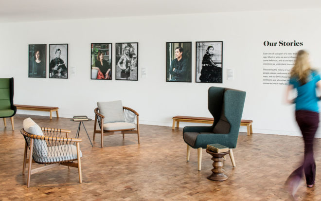 Ancestry headquarters, Rapt Studio, genetics, genealogy, green office space, art installation, migration, green architecture, green interior, shared spaces