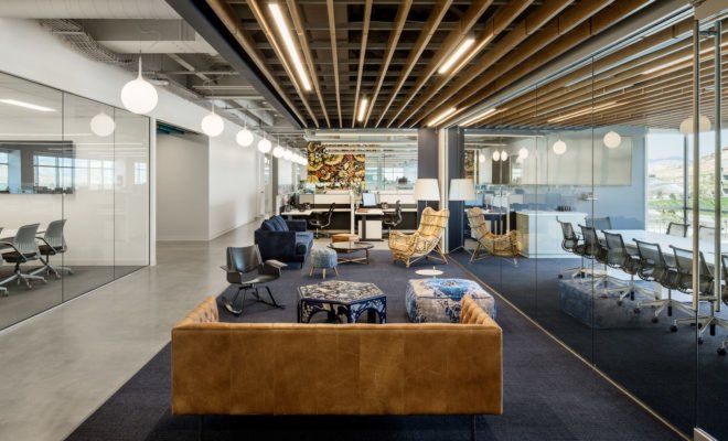 Ancestry headquarters, Rapt Studio, genetics, genealogy, green office space, art installation, migration, green architecture, green interior, shared spaces