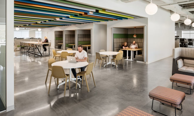 Ancestry headquarters, Rapt Studio, genetics, genealogy, green office space, art installation, migration, green architecture, green interior, shared spaces