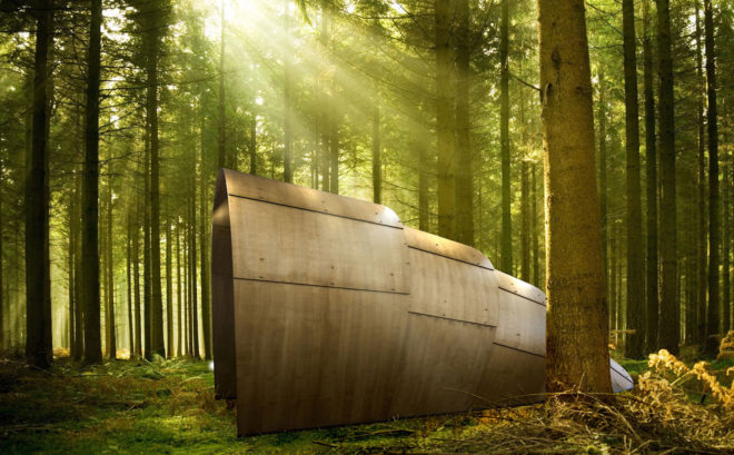 Armadillo Tea Pavilion by Ron Arad, Armadillo Tea Pavilion by REVOLUTION, Ron Arad designs for REVOLUTION, REVOLUTION prefabricated architecture, Ron Arad prefabricated architecture, modular architecture REVOLUTION