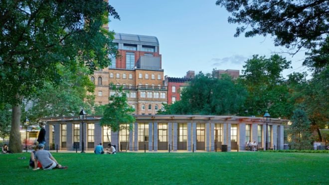 BKSK architects, Washington Square Park House, solar panel array, ground source heat pumps, passive design, LEED Platinum certification, LEED Platinum nyc, green design, sustainable design, energy efficient buildings nyc, nyc green design, 2016 AIANY COTE Awards, architectural awards, urban design, sustainable urban design