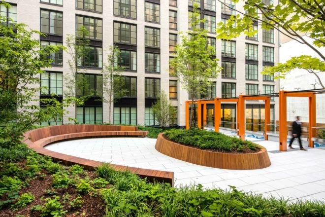 CetraRuddy, Hells Kitchen, 535W43 condos, hells kitchen real estate, hudson river condos, nyc real estate, urban design, interior design nyc, nyc green rooftop, rooftop gardens hells kitchen, hells kitchen apartments, leasing hells kitchen, affordable housing nyc,