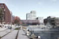 COBE Architects, Cologne, urban development, sustainable neighborhood, Transsolar, Atelier Dreiseitl, Moderne Stadt, rainwater harvesting, sustainable public pool, green architecture, green masterplan